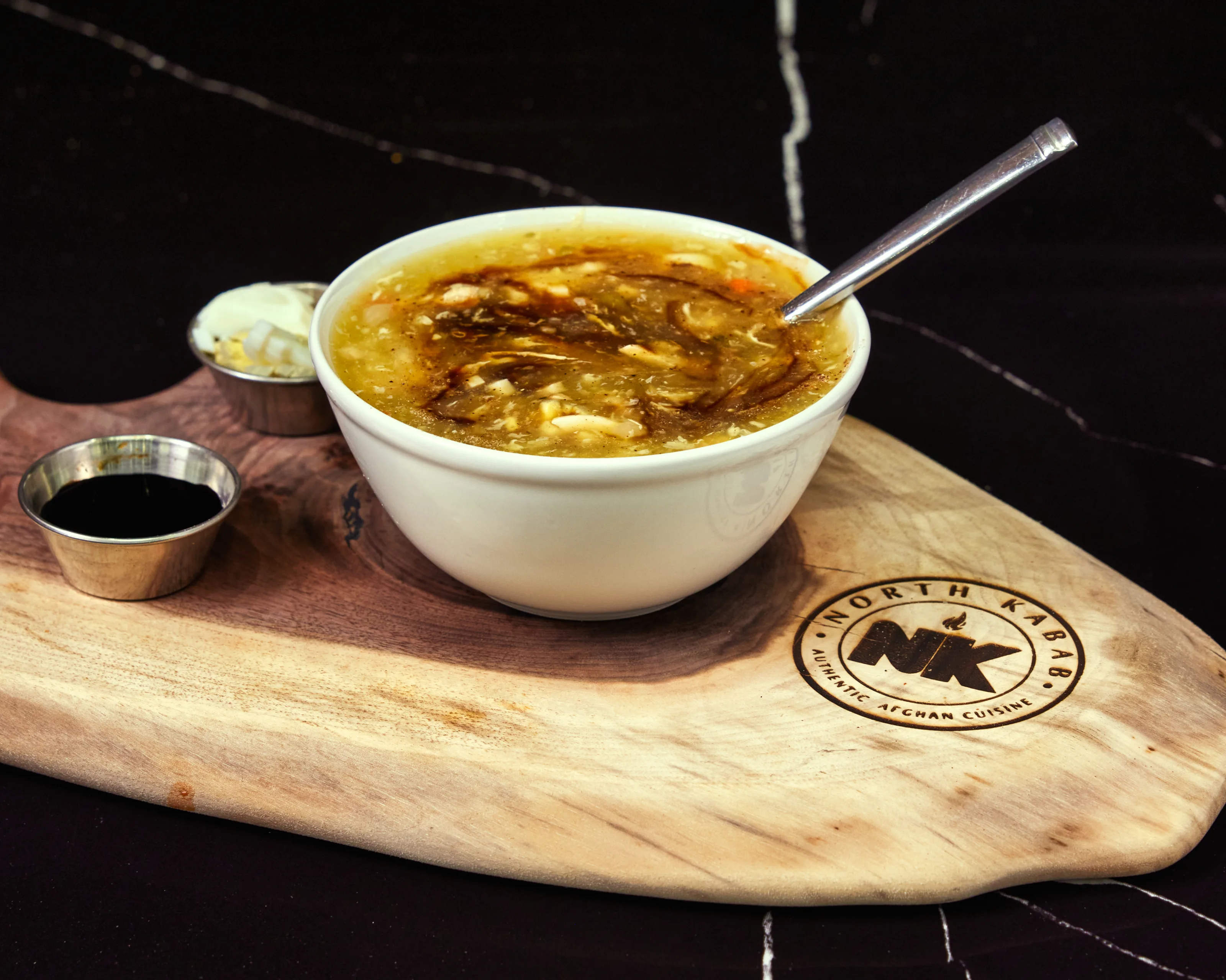 Afghan Soup with Egg